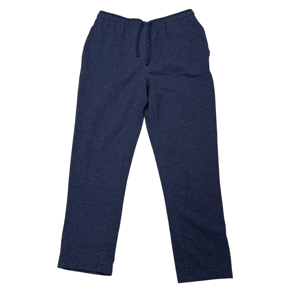 Eddie Bauer Lounge Mens Large Navy Blue Heather Sweatpants Joggers RN157622